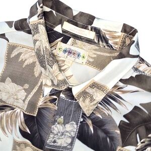 VTG Campia Moda Men's Tropical Print Shirt Short Sleeve  100%‎ Rayon Size XXL